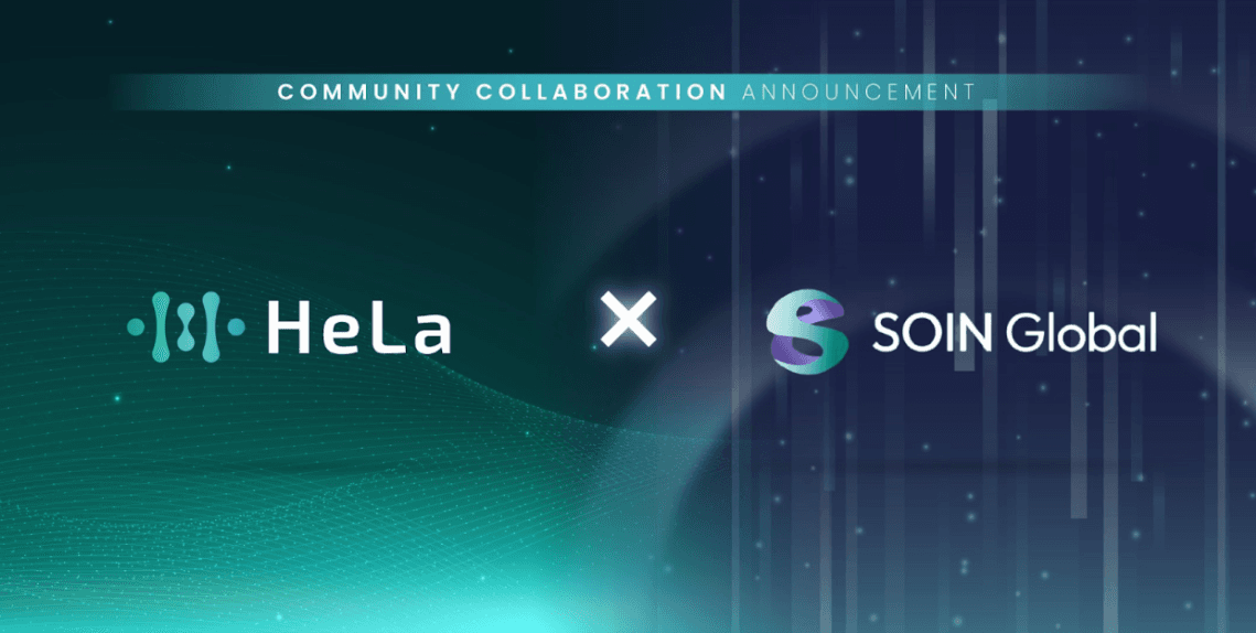 SOIN Global & HeLa Forge Strategic Partnership to Power Personalized AI & Sustainable Yields in Web3 Marketing